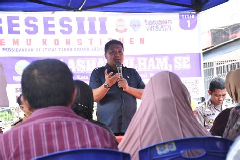 Reses Di Kampung Buyang Ari Ashari Terima Keluhan Bansos Hingga