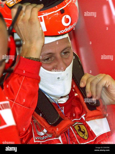 German Formula One Pilot Michael Schumacher Of The Scuderia Ferrari