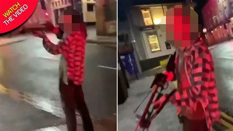 Screams As Man Seen Wielding Crossbow In Town Centre With Police