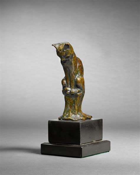 Chat Sur Un Poteau Sladmore Life In Bronze 2022 Sotheby S