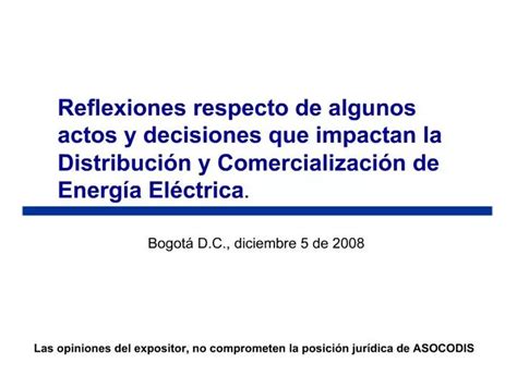 Ppt Reflexiones Respecto De Algunos Actos Y Decisiones Que Impactan