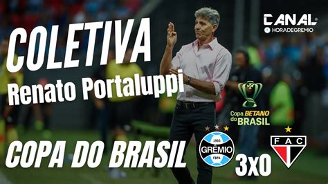 Ao Vivo Coletiva P S Jogo De Renato Portaluppi Gr Mio X