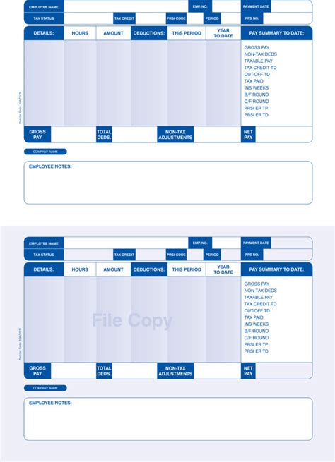 SQLPAY COMPATIBLE SAGE LASER QUICKPAY PAYSLIPS With File Copy