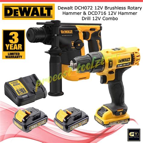 Dewalt Dch V Brushless Rotary Hammer Dcd V Hammer Drill V