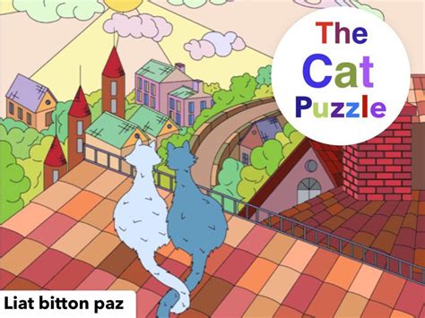 The Cat Puzzle Free Games online for kids in Pre-K by liat bitton paz