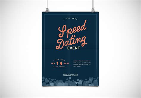 Speed Dating Poster ~ Card Templates ~ Creative Market