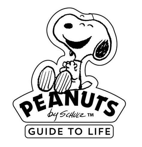 Peanuts by schulz, Life logo, Snoopy