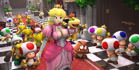 Super Mario, mario, video games, princess peach, render, 3D wallpaper | games | Wallpaper Better