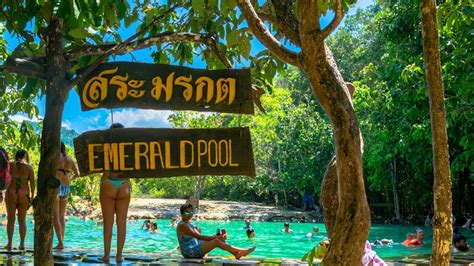 Krabi Emerald Pool Hot Spring Amazing Full Day Tour Thailand