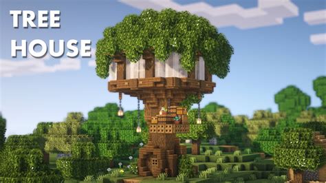 Minecraft How To Build A Treehouse Tutorial Survival Base Hot Sex Picture