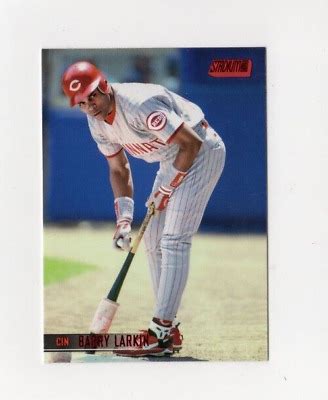 2021 Topps Stadium Club Barry Larkin 72 Red Foil Cincinnati Reds EBay