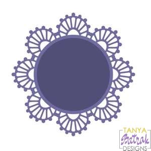 Lace Circle Doily Svg Cut File For Silhouette Sizzix Sure Cuts A Lot