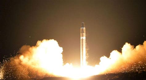 North Korea Fires Icbm Class Missile After Condemning War Moves