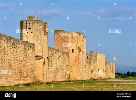 La France Gard Aigues Mortes cité médiévale remparts et