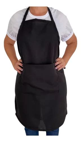 Avental Oxford C Bolso Uniforme Restaurante Chef Gar On Top Mercadolivre