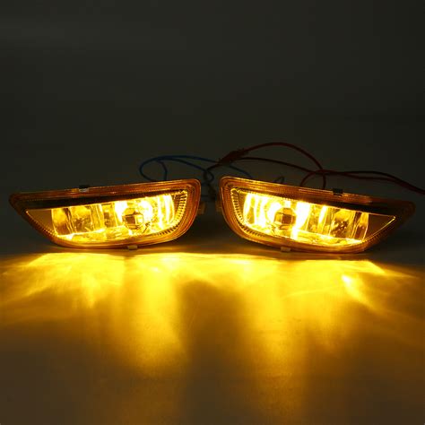 New 12V Car Front Bumper Fog Lights Yellow Driving Lamp For Toyota