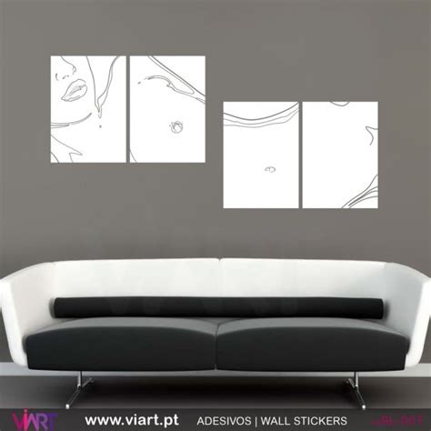 Sexy Female Body Wall Stickers Wall Art Viart