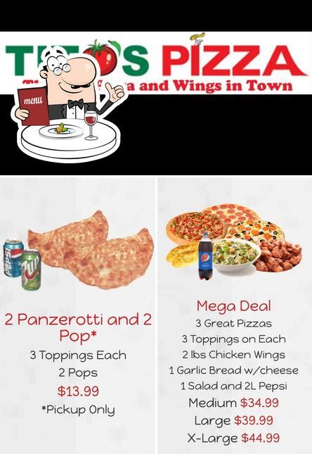 Tito S Pizza And Wings Paris On Market St In Brant Restaurant