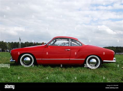 Classic VW Karmann Ghia At Club Meeting Budel Netherlands Summer 2013