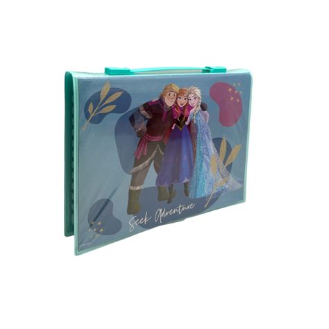 COLORI FROZEN ANNA E ELSA DISNEY VALIGETTA 52 PEZZI BAMBINA FR0826