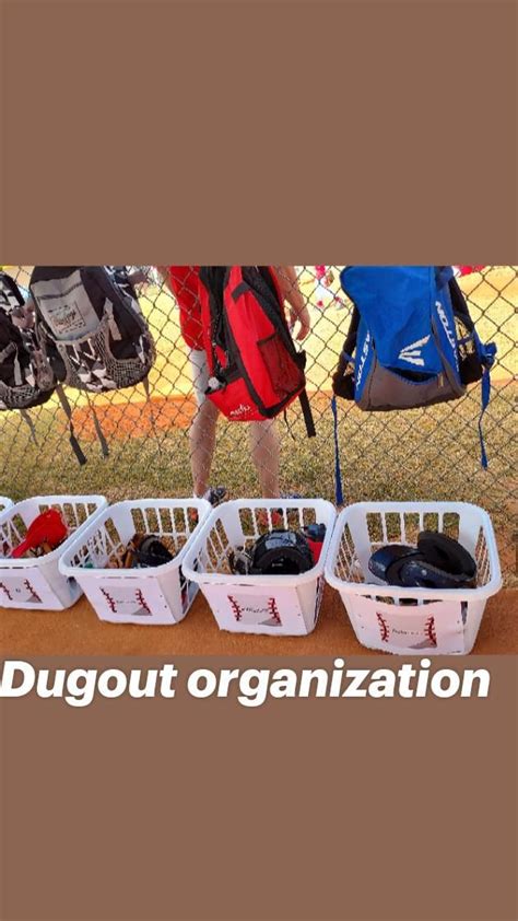 Dugout Organization Baskets