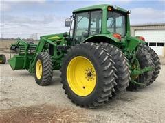 John Deere Premium Deluxe Mfwd Row Crop Tractor W Loader