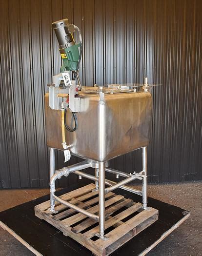 Used Used Gallon Tank Stainless Steel With Mixer For Sale At