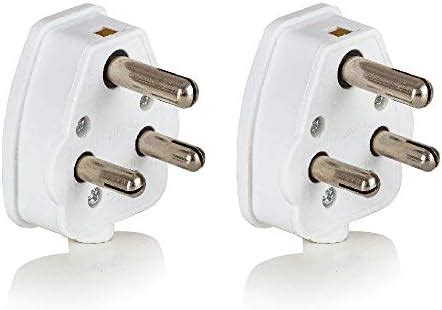 Anchor By Panasonic Plastic A Pin Plug Top V Cm White Pack