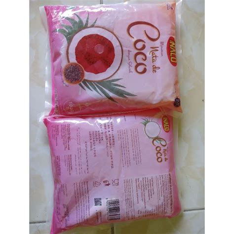 Jual Inaco Nata De Coco Selasih Strawberry 1kg Shopee Indonesia