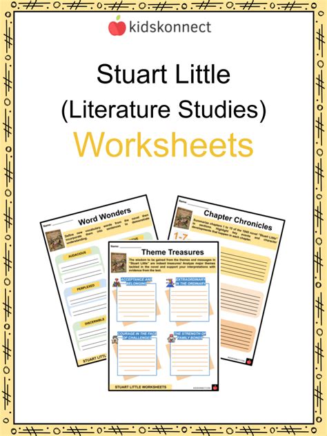 Stuart Little Worksheets | The Author, Plot, Character Profiles