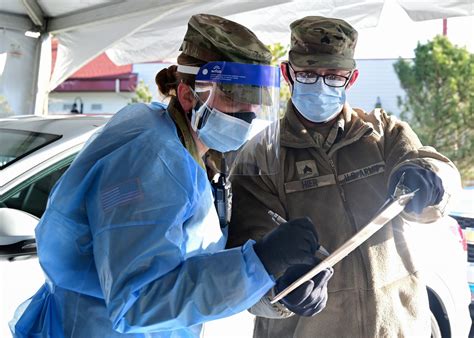 Maryland Guard Administers Covid 19 Vaccine In Charles County