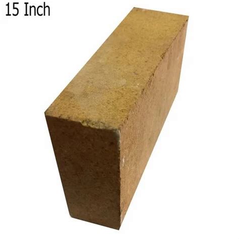 Iron 15 Inch Brown Refractory Fire Brick At Rs 17 Piece In Wankaner