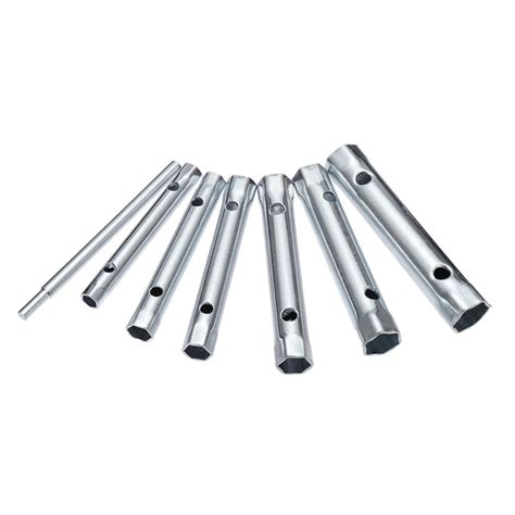 LIANXUE Pack Of 6 Tubular Box Wrench Set Tube Spanner Wrench Tube Bar