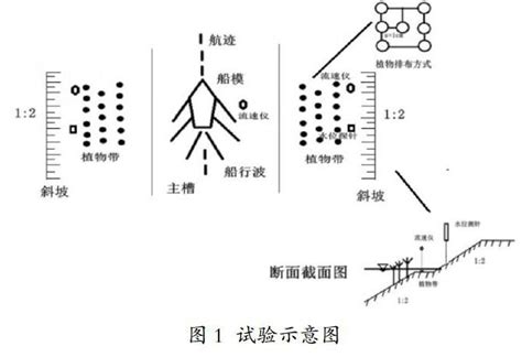 斜坡非淹没柔性植物对船行波消减效能的试验研究 参考网