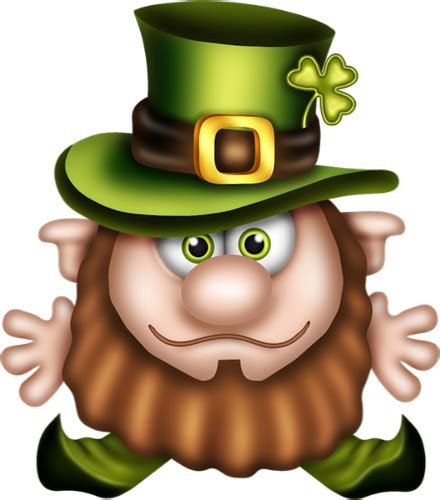 ♣ Tube Png St Patrick 17 Mars Irish Leprechaun Png ♣