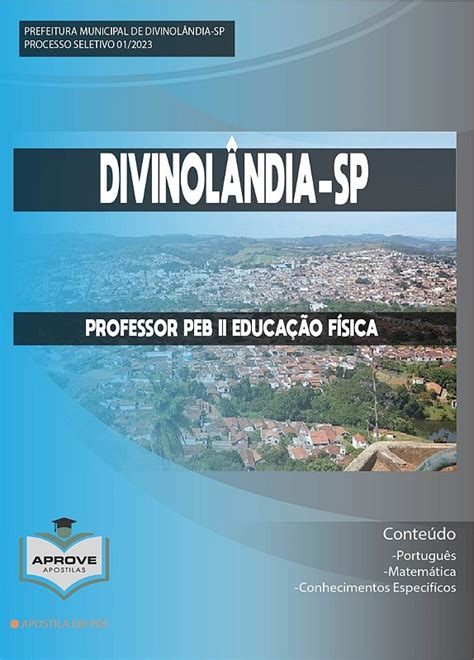 Apostila Divinol Ndia Professor Peb Ii Educa O F Sica Aprove Apostilas