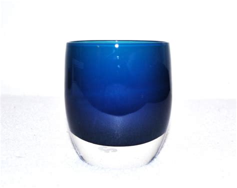 Gorgeous Glassy Baby Glassybaby Candle Holder Votive Teal Blue - Etsy