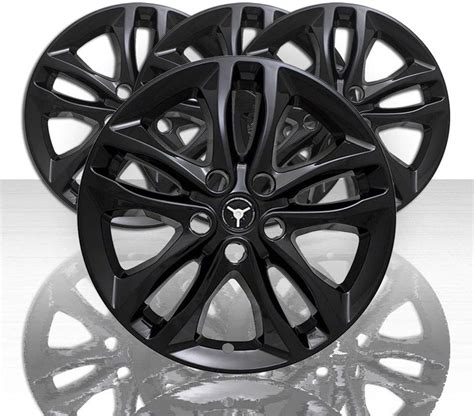 Amazon Brighter Design Set Of 4 Gloss Black 10 Spoke 17 Wheel