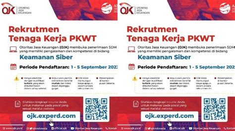 Lowongan Kerja OJK Bidang Keamanan Siber Pendaftaran Dibuka Hingga 5