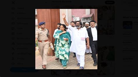 Hemant Soren Released On Bail Ranchi Birsa Munda Jail Land Scam Case