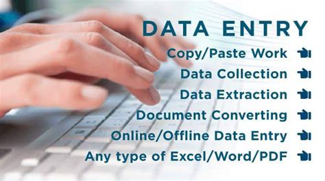 Data Entry Typing Workcopy Paste Data Work Pdf File Convert Into Word