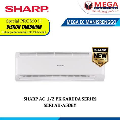 Jual Ac Sharp Pk Ah A Bey Garuda Series Air Conditioner Shopee