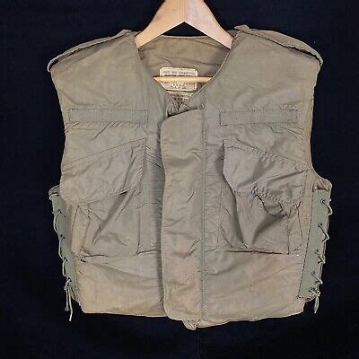 1954 M1952A Korean Vietnam War Flak Vest Body Armor Sz Medium EBay