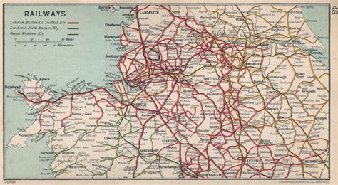 Rail Map North West England