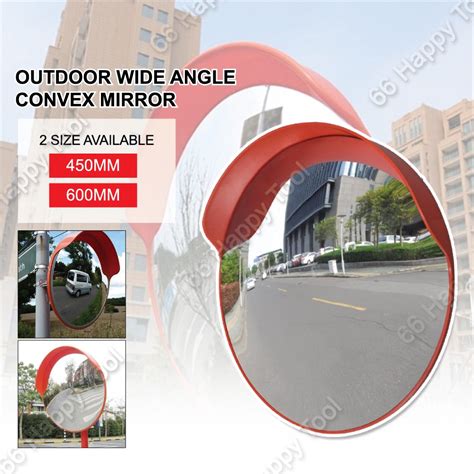 Mm Mm Outdoor Wide Angle Convex Mirror Polycarbonate Safety