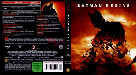 Batman Begins Blu-Ray DVD cover (2005) german