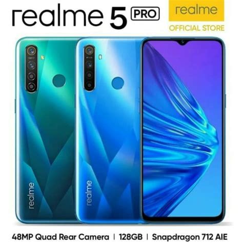 Jual Realme 5 PRO RAM 4 128 GB HP REALME 5 PRO RAM 4GB ROM 64GB GRS