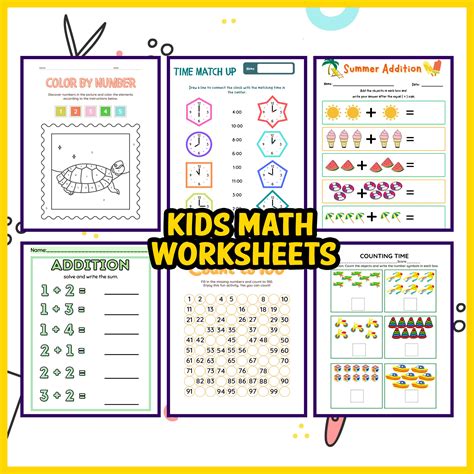 Kids Math Worksheets | Made By Teachers