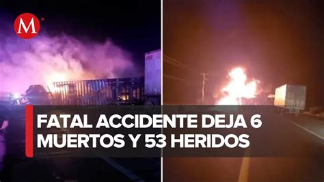 Choque De Autob S Y Tractocami N En Michoac N Deja Al Menos Muertos Y