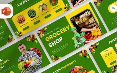 Grocery Store Powerpoint Templates Ppt Pptx Themes For Online